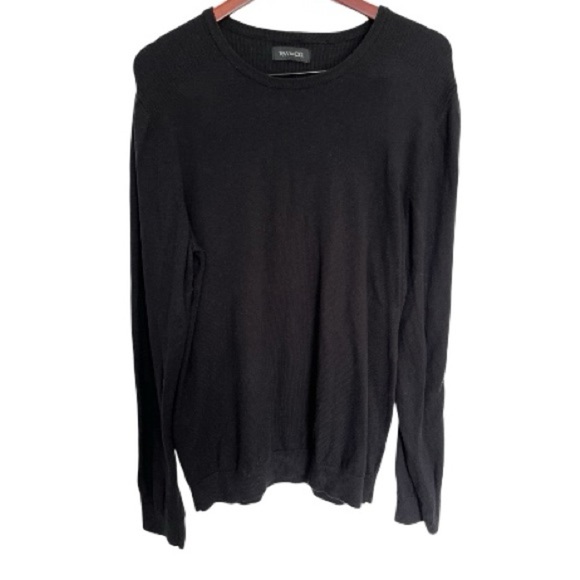 RW&CO Men's Black crewneck Sweater SIZE LARGE - Picture 1 of 5